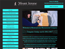 Tablet Screenshot of mountjerome.com